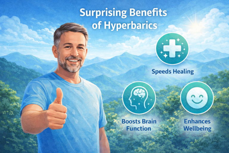 Surprising benefits of hyperbaric oxygen therapy in Blairsville GA with improved healing, brain function, and overall wellness