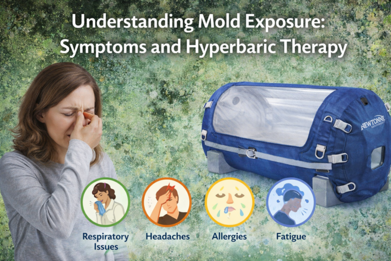 Mold exposure symptoms including fatigue headaches and respiratory issues with hyperbaric therapy support in Blairsville GA